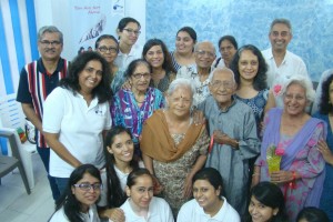 Listening and sharing make life joyful for elderly