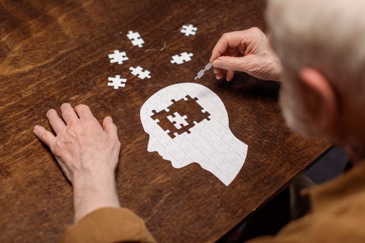 How does dementia impact the mental health of seniors?